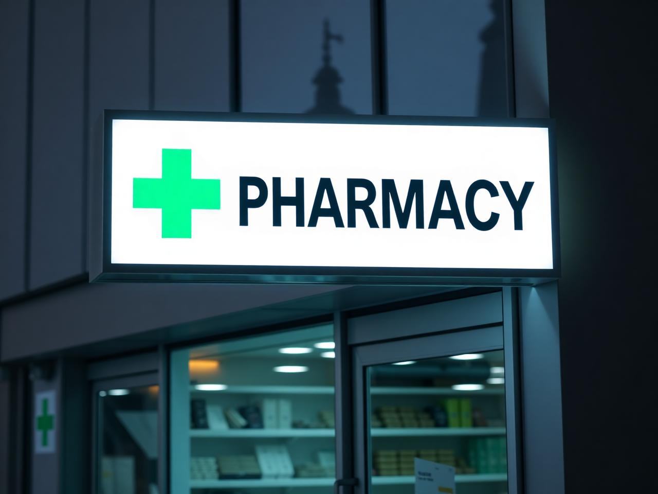 Caja de luz — farmacia