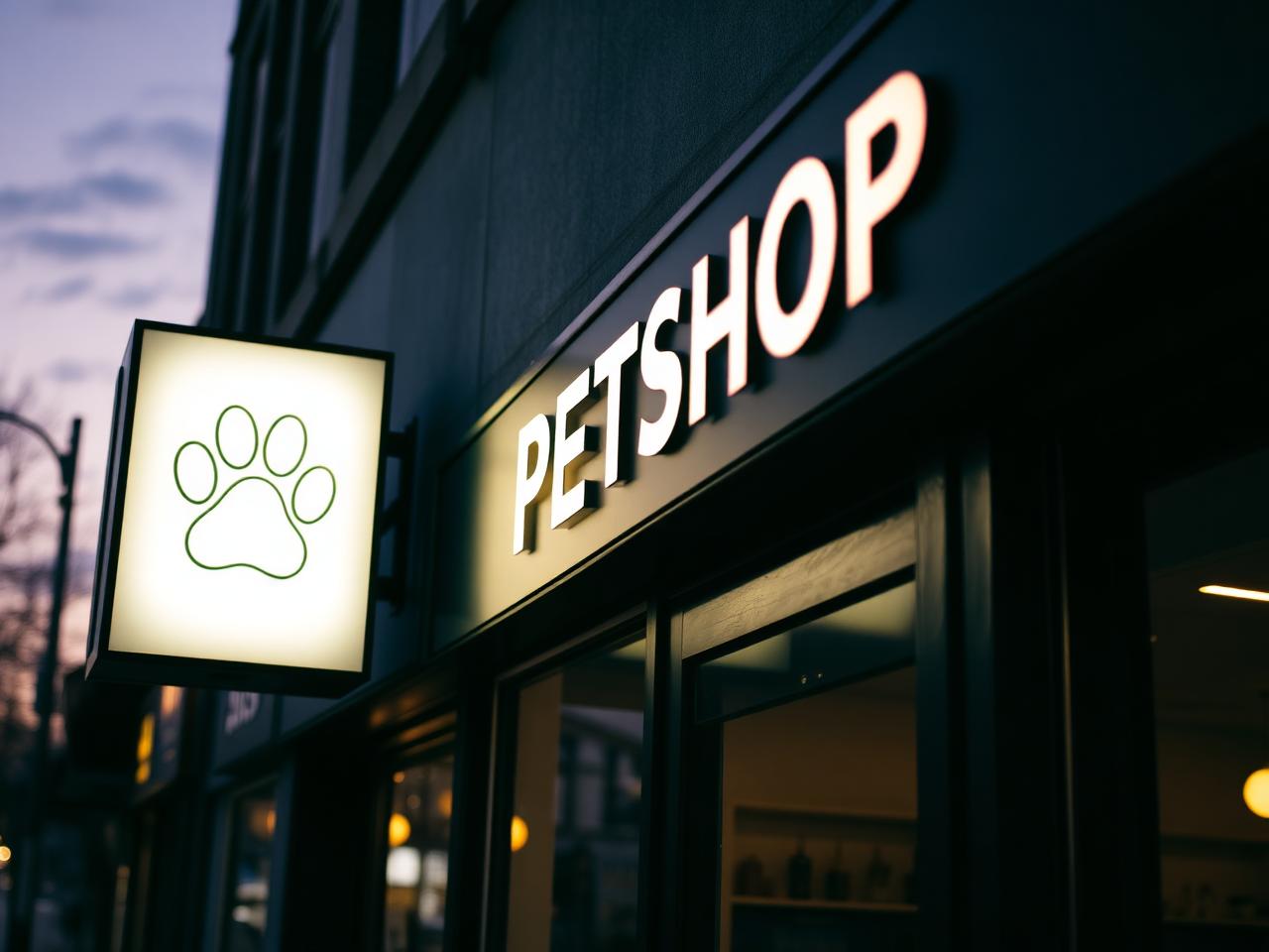 Caja de luz — petshop