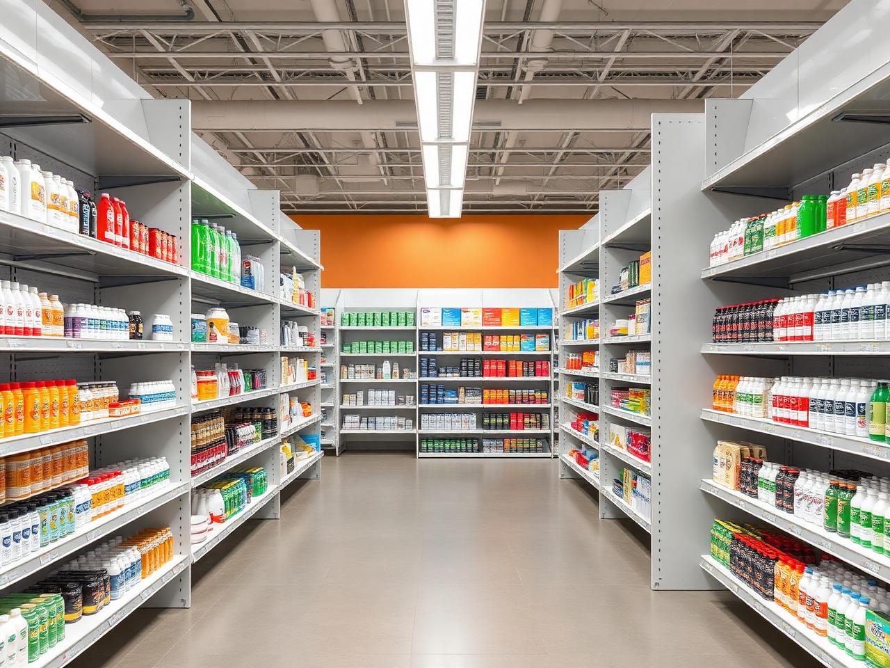 Góndola farmacia